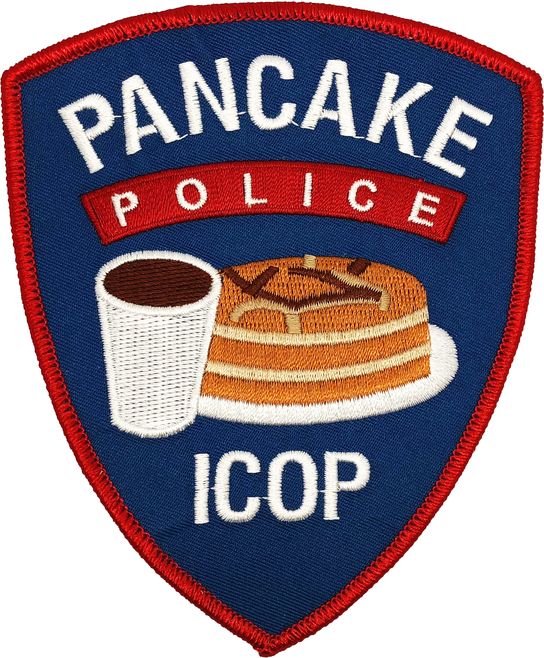 Pancake Police Icop Patch - Emblem (1734x2095)