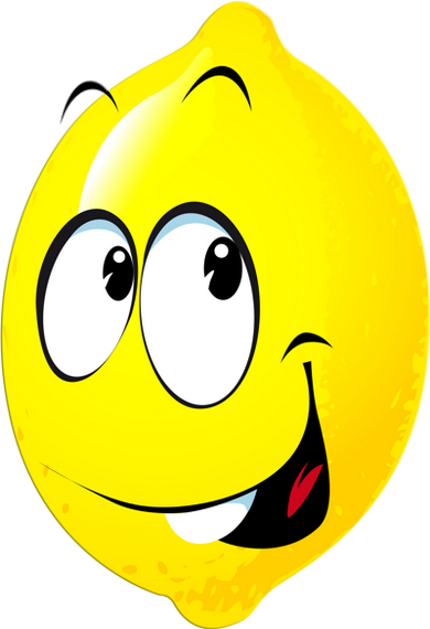 Lemon Clipart Limon - Clipart Zitrone (390x570)