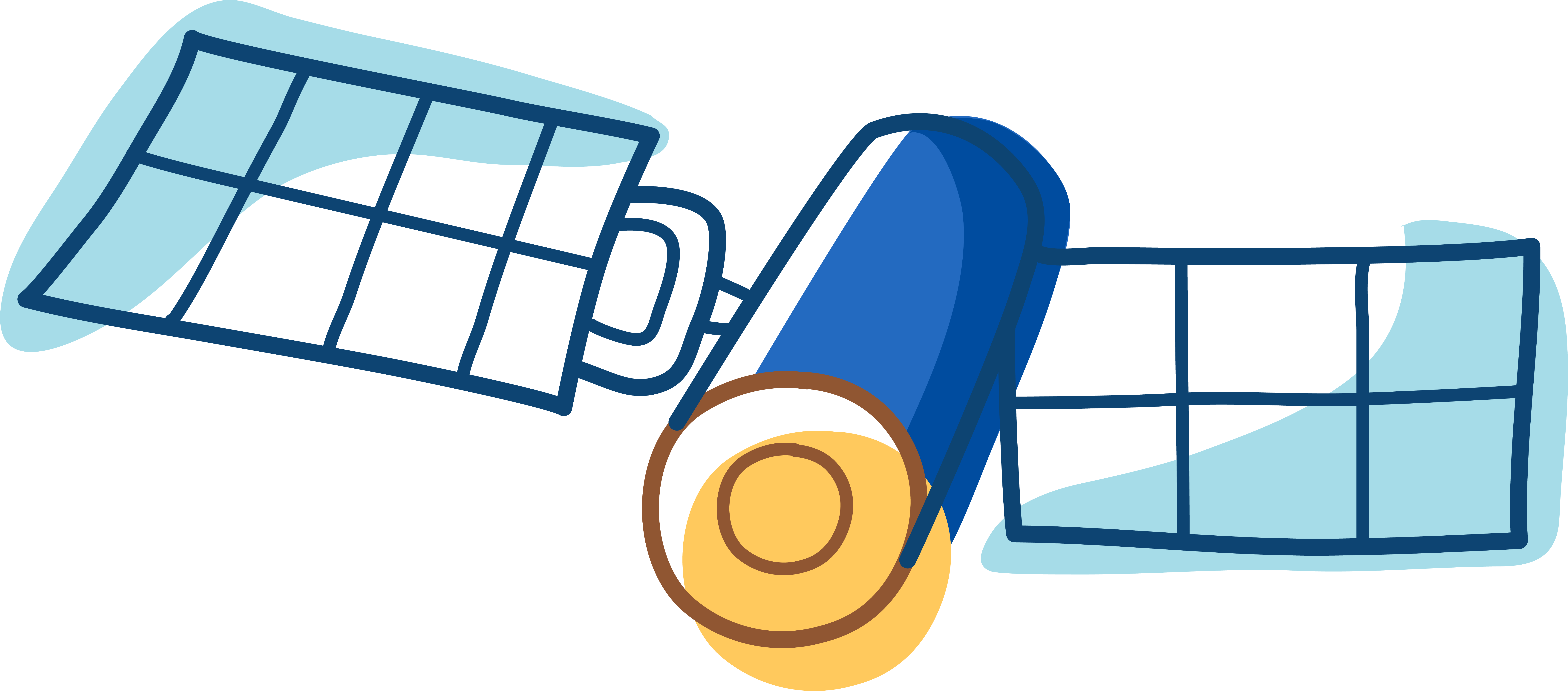 Satellite Outer Space Drawing - Technology (8384x3695)