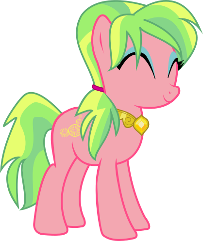 Alternate Universe Lemon Zest By Adagiopony13 - Mlp Au Lemon Zest Pony (418x497)