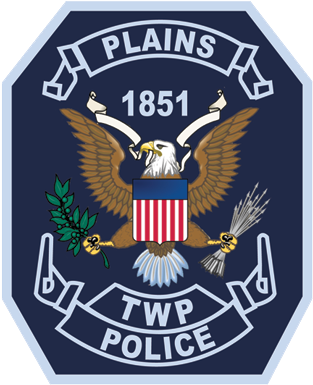 Plains Police Badge - Plains Township Pa Police (326x400)