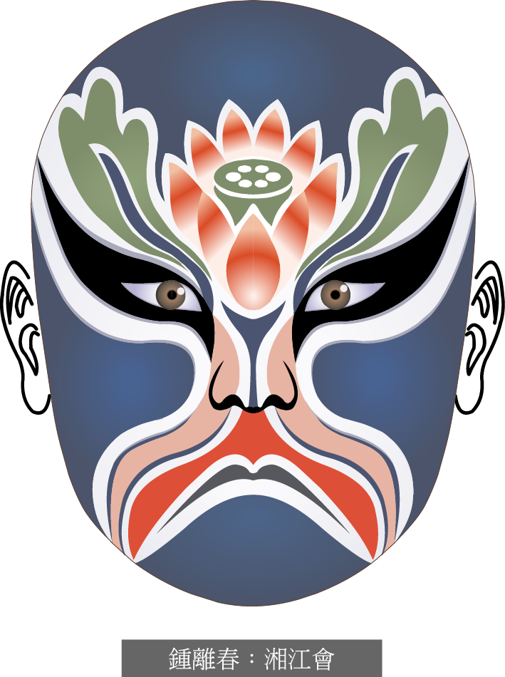 19，可使用adobe - 京劇 臉譜 (709x950)