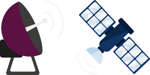 Satellite Finder Pro - Satellite Cartoon Png (512x256)