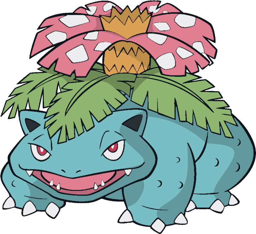 Venusaur By Briannabellerose - Venusaur Pokemon Png (827x768)