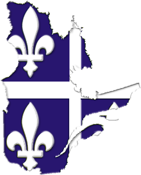 For The Past Year, Québec Journalists Have Pushed The - Quebec Map With Flag (517x599)
