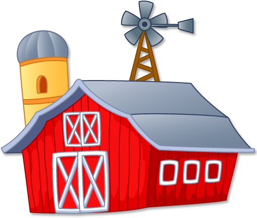 Cartoon Farm Background Free (512x512)