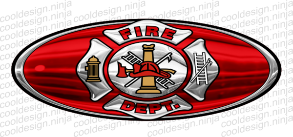 3-pack Fire Department Peterbilt Emblem Skins - Fire Department (600x281)