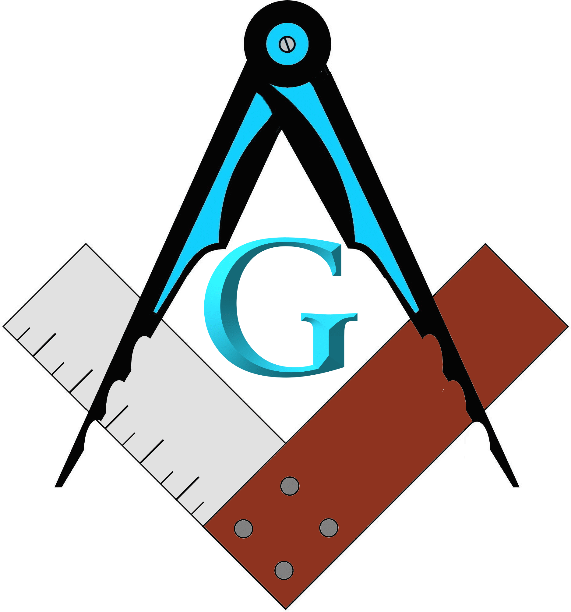 Masonic Compass Clipart - Masonic Compass Png (1930x2070)