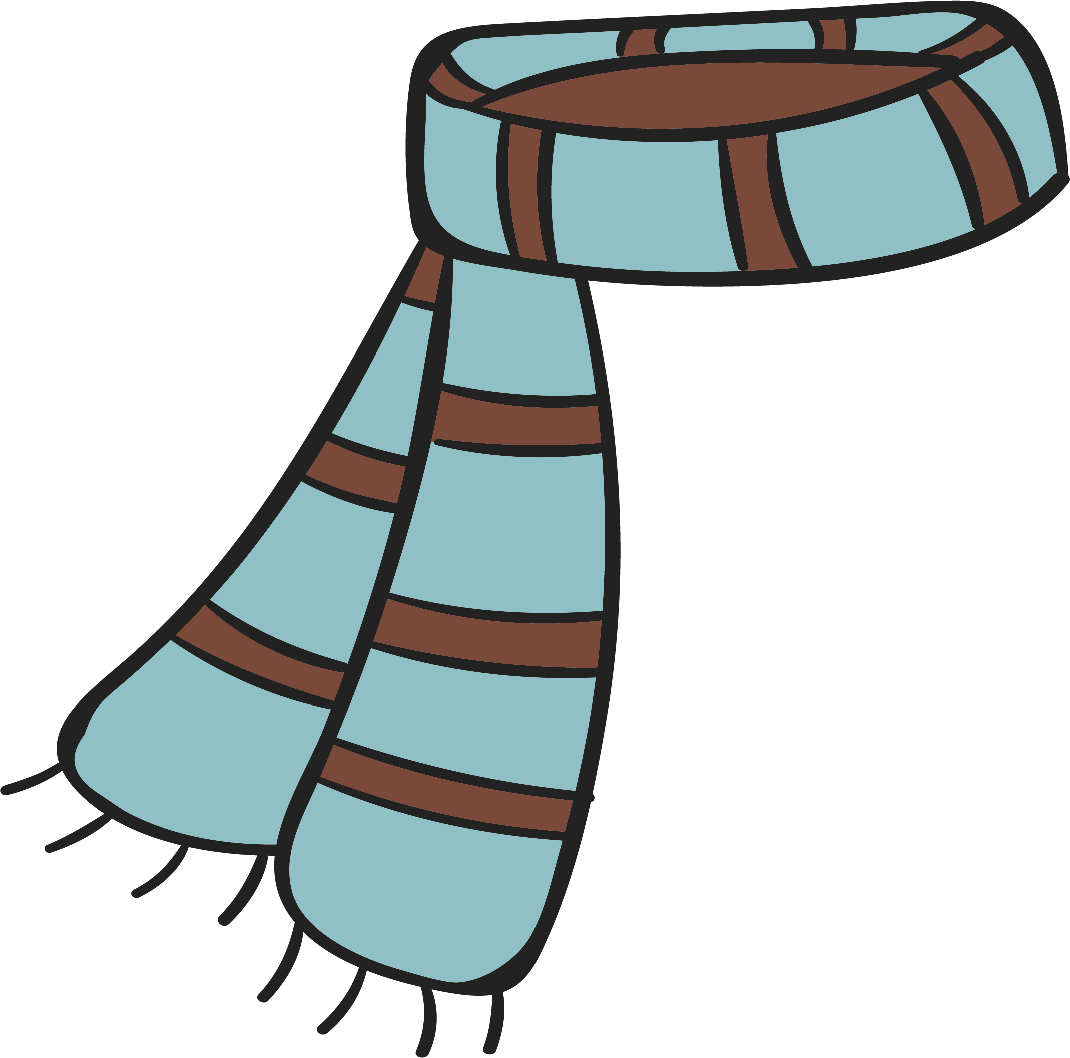 Scarf Clip Art - Design (2138x2113)