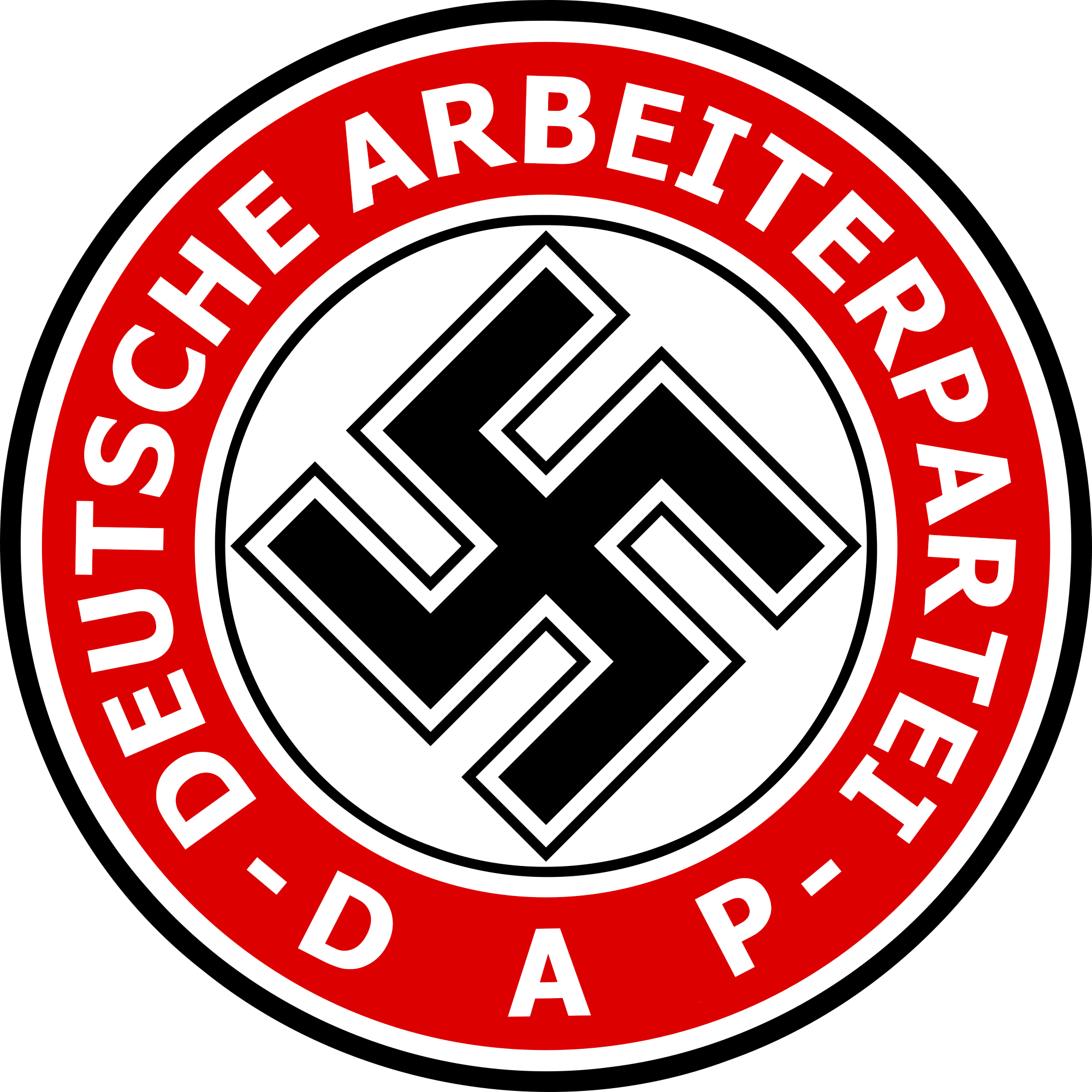 Emblem Of The German Workers Party Jow - National Socialist German Workers Party (2000x2000)