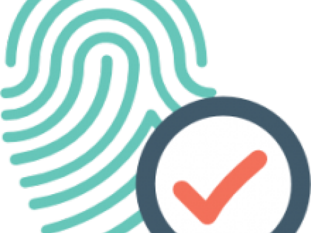 Fingerprint Clipart Biometric - Verified Fingerprint (640x480)