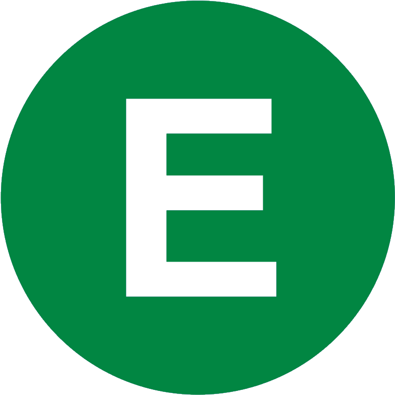Mbta Green Line E Emblem - Nycs Bull Trans C (1024x1024)