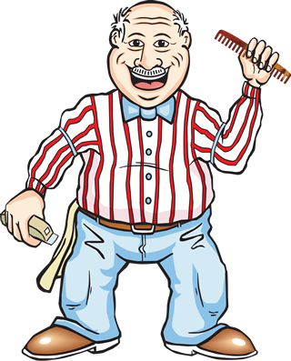 Buz - Barber Clipart Png (320x397)