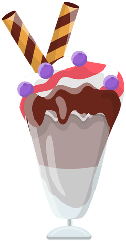 Sorvete De Mirtilo Sundae Transparent Png - Ice Cream (512x512)