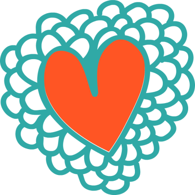 Camouflage Heart Cliparts - Hematite Heart Earrings Mottled Splatter Graffiti White (399x399)