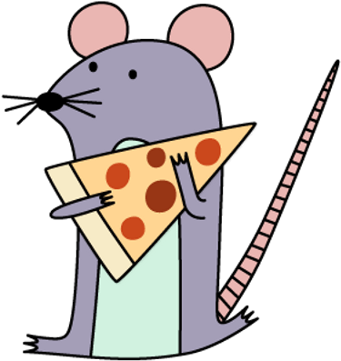 Snapchat Pizza Mouse Sticker - Geo Stickers Snapchat (400x400)