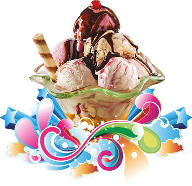 O Sorvete Além De Ser Delicioso - Single Sunday Ice Cream (389x377)