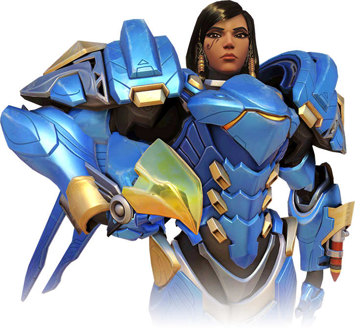 By Analysing The Character Designs Of Street Fighter - Pharah Overwatch (725x670)