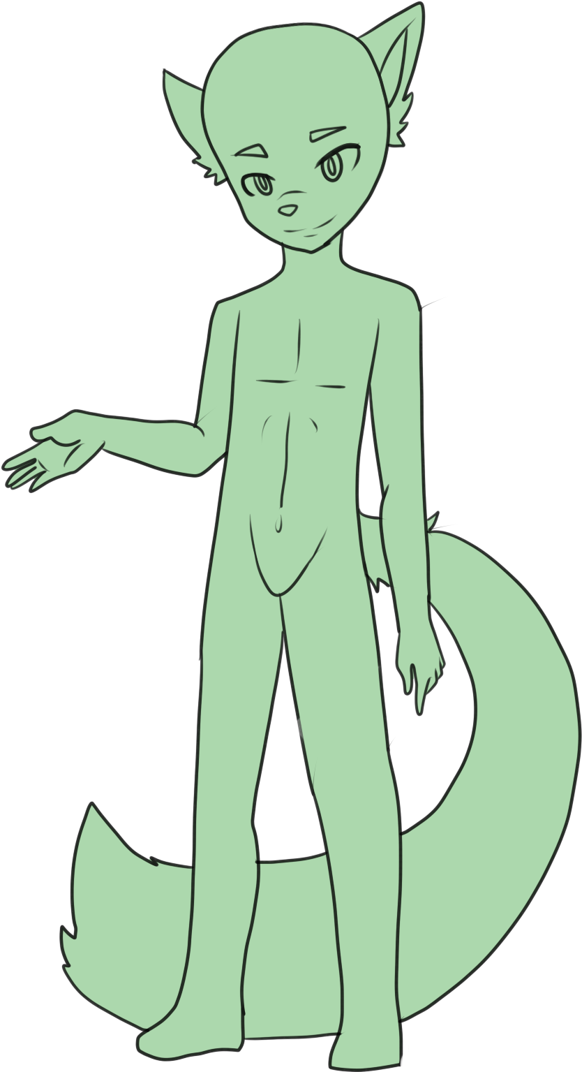 Homo Sapiens Boy Ariciul Sonic Furry Fandom Art - Male Cartoon Body Base (851x1566)