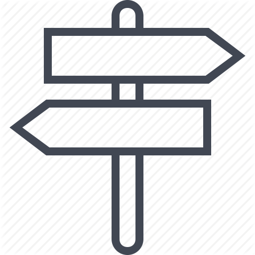 Road, Sign, Two, Way Icon - Vector Graphics (512x512)