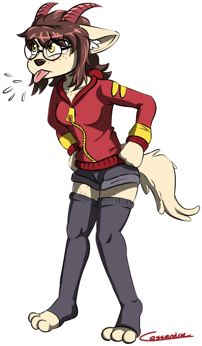 @the Entire Furry Fandom's Character, Goatdog, Being - Cartoon (500x716)