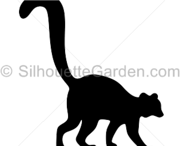 Lemur Clipart Silhouette - Lemur Silhouette (640x480)