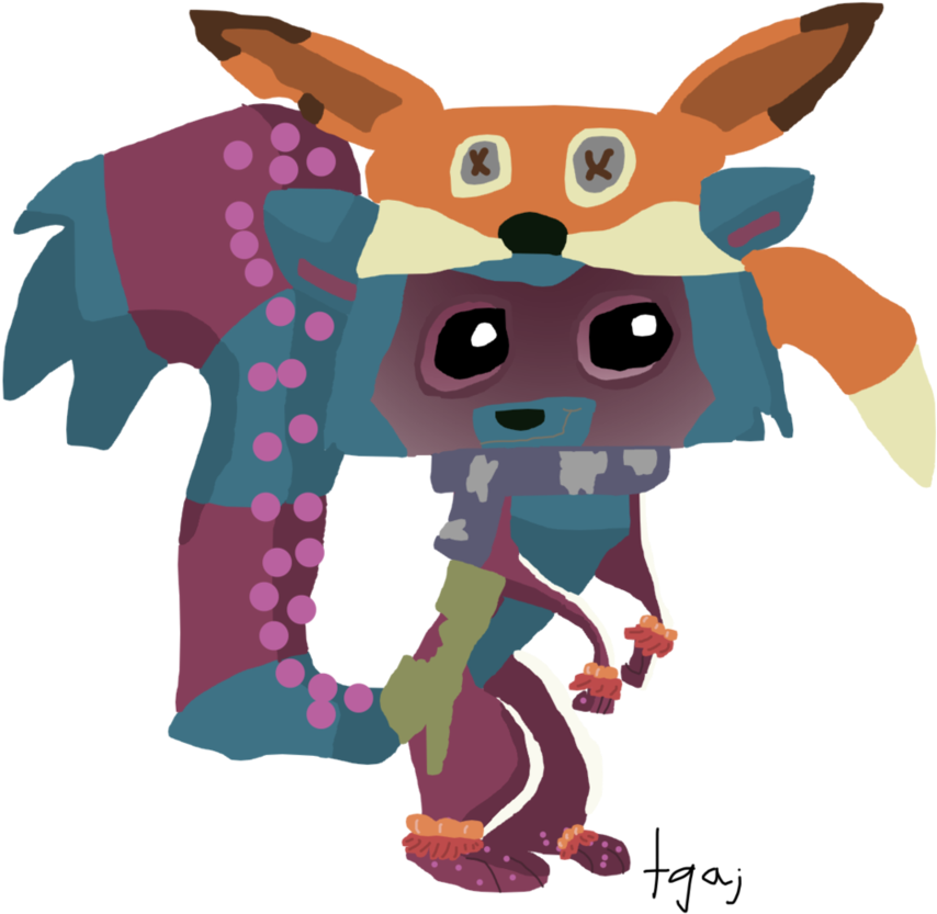 My Animal Jam Lemur By Springtrapfreddy1987 - Cartoon (935x855)