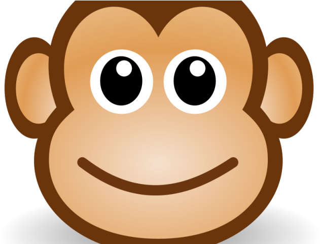 Lemur Clipart Face - Cartoon Monkey Face (640x480)