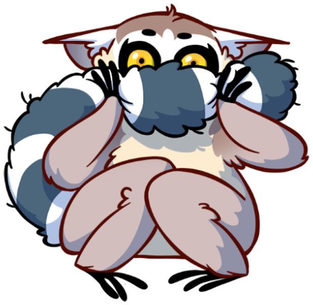 Tailor The Lemur Messages Sticker-7 - Lemurs (618x618)
