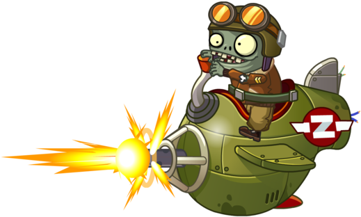 Hdimpplane - Plants Vs. Zombies (580x408)