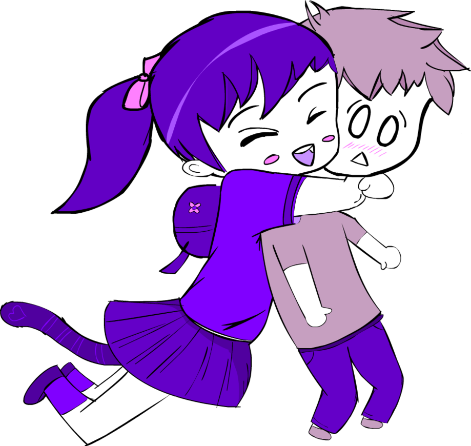 Chibi Hug By Serious-lemur - Chibi (919x870)
