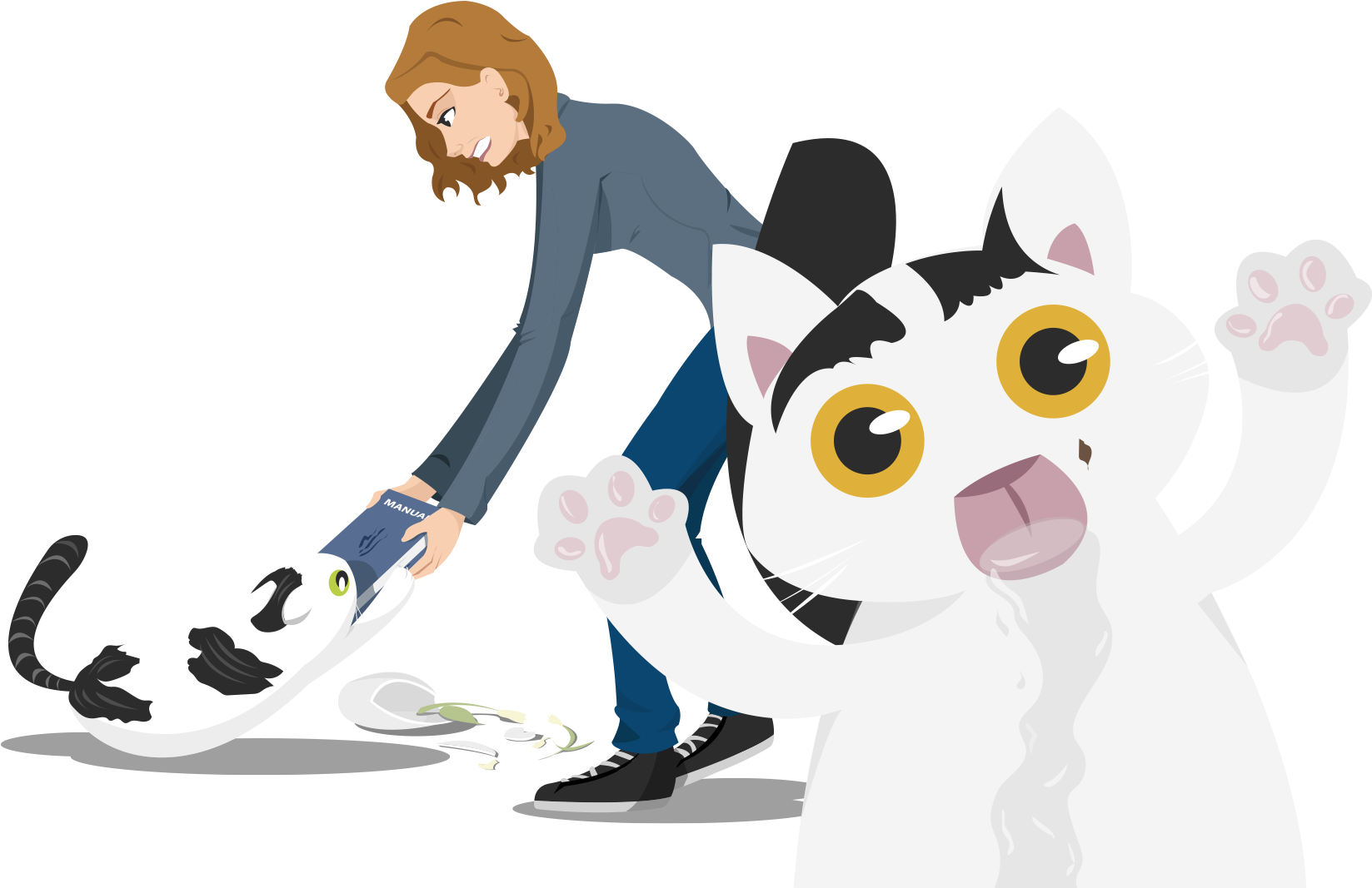 Traduttrice Tecnica Italiano Polacco Immagine Divertente - Cartoon (1920x1080)