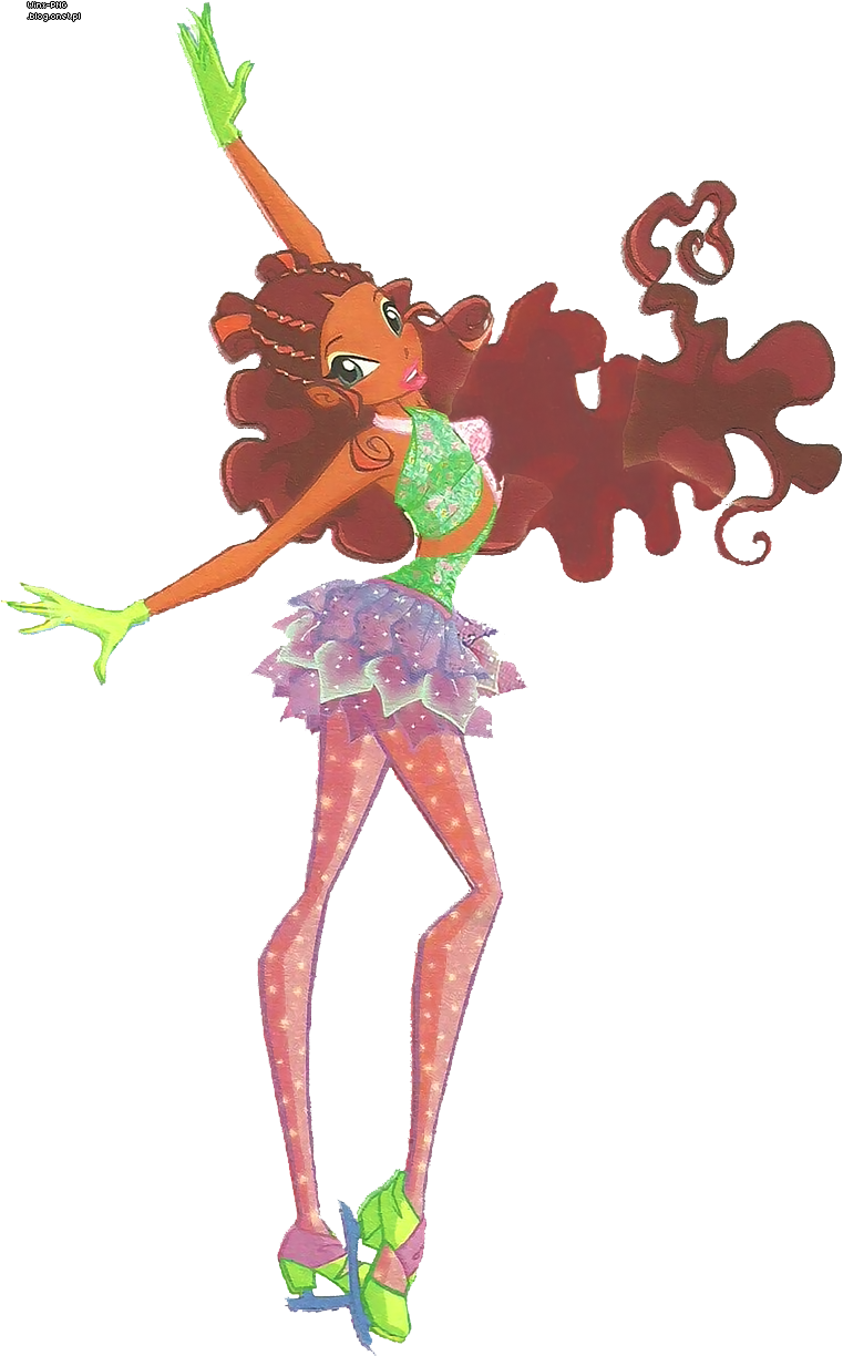 Layla Ice Skating - Winx Club Layla (761x1233)
