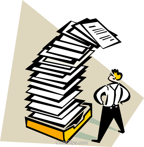 Overview Clipart Paperwork - Documentation Training (472x480)
