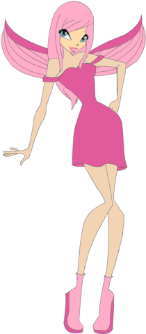 Winx Club Ocs Wallpaper Titled Crystal Fairy Of Love - Illustration (259x500)