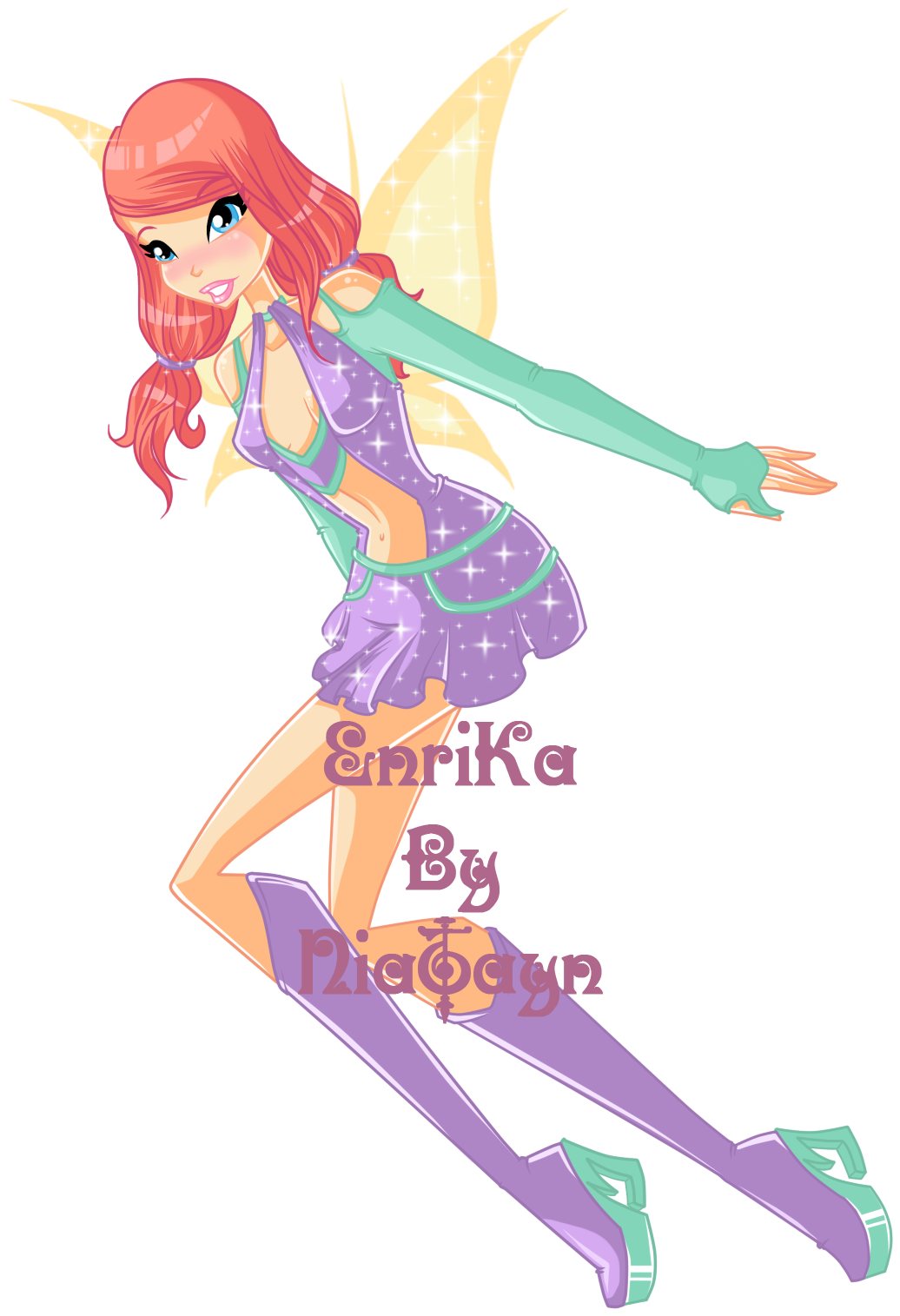 Enrika The First Transformation By Niatayn Enrika The - Cartoon (1200x1600)