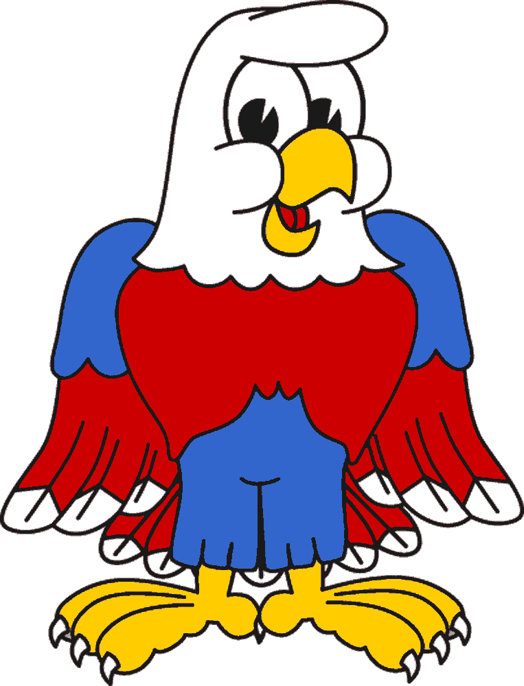 Funny Clip Art - Eagle Cartoon Free Clipart (763x1000)