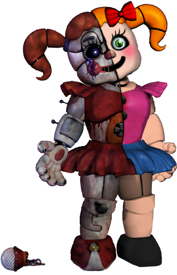 Stylized Nightmare Baby By Bunny Cubed - Nightmare Bidy Baby's Nightmare Circus (600x600)