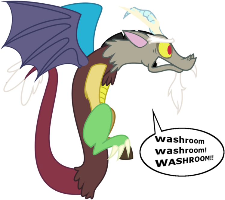 Mlp Discord Need A Washroom (871x918)