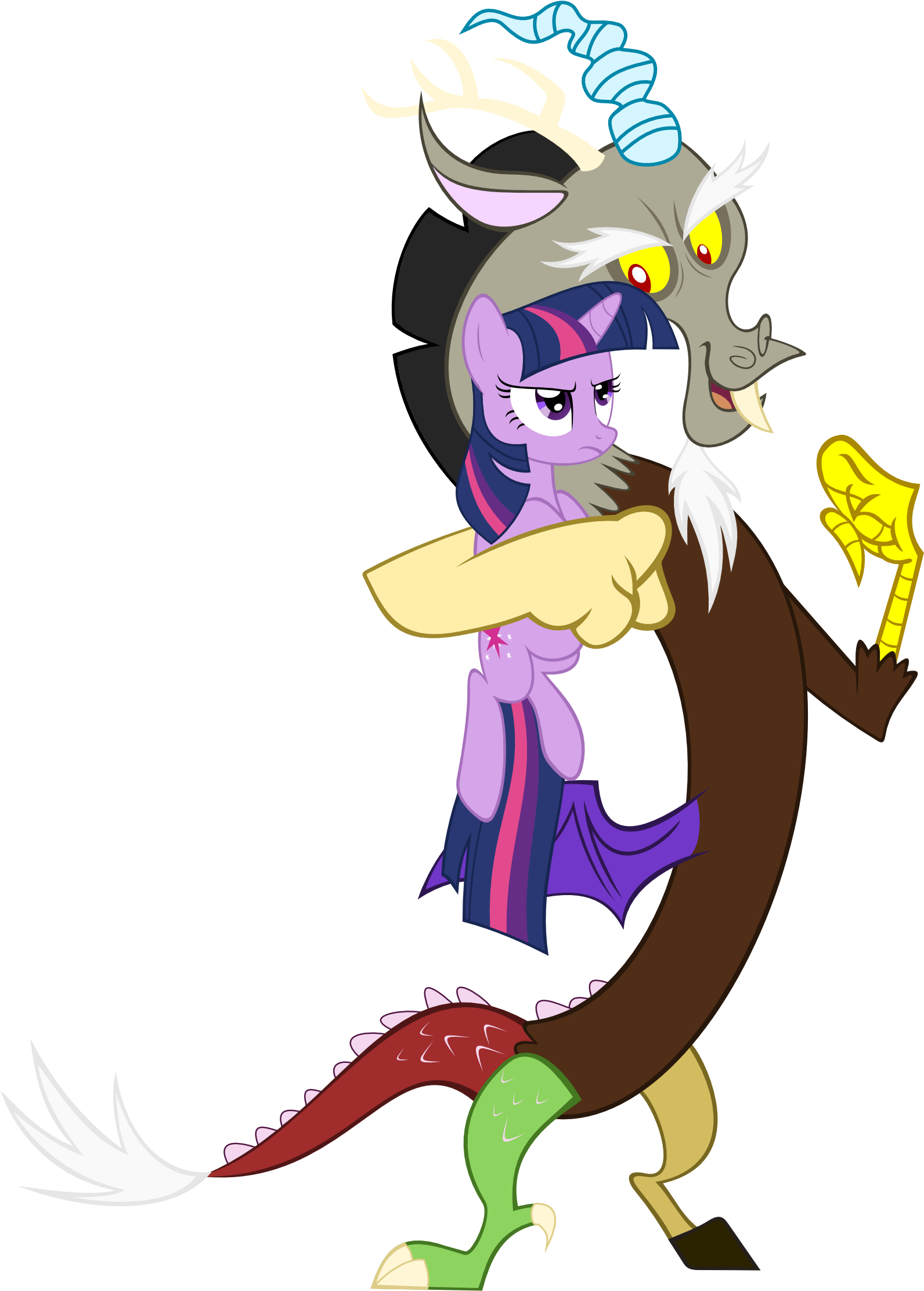 Pic Of Twilight Sparkle And Discord In Love - Twilight Sparkle And Discord (2000x2500)
