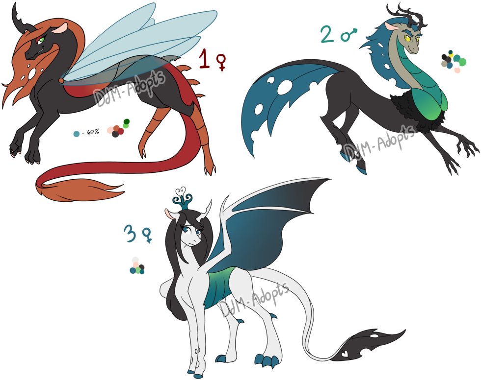 Auction Discord X Chrysalis Kids By Ddm Adopts - Mlp Discord X Chrysalis (1024x819)