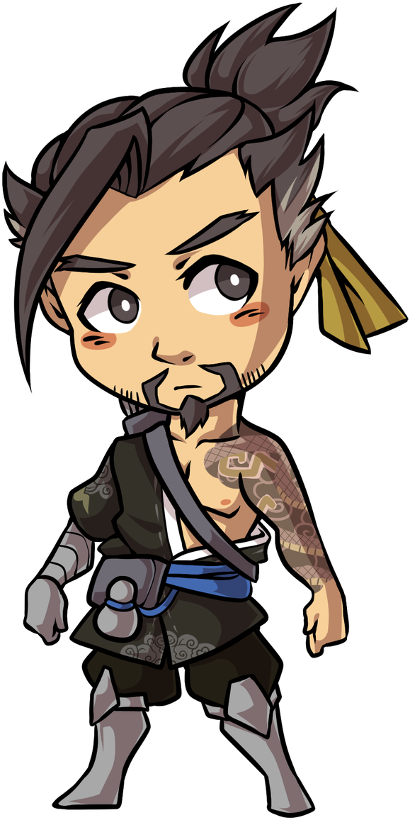 #hanzo #hanzoshimada #島田半蔵 #overwatch #ovw #overwatchhanzo - Hanzo Overwatch Chibi (800x1200)
