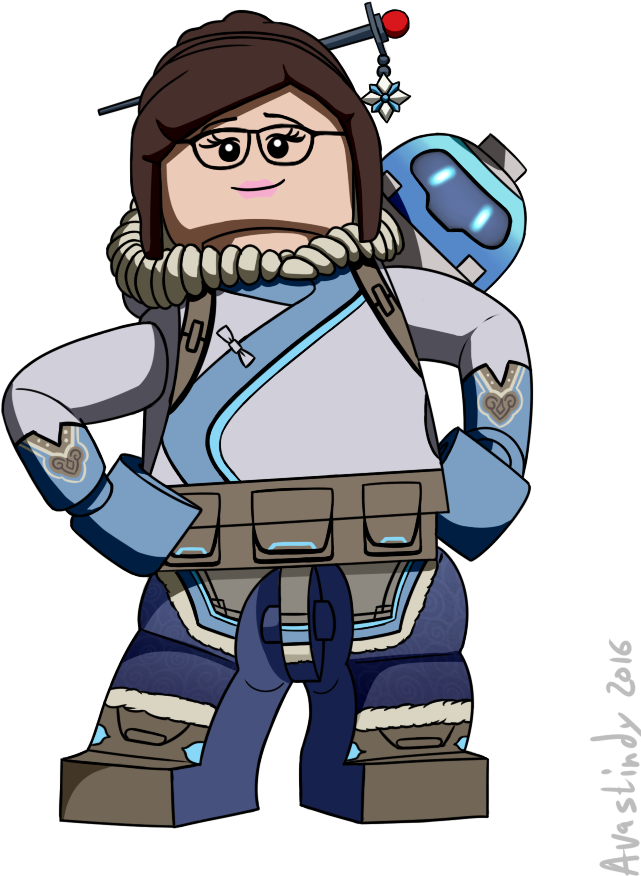 Overwatch Lego Dimensions Cartoon Fictional Character - Lego Mei (700x926)