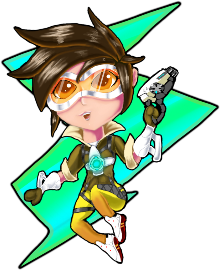 Overwatch-little Speedster By Mayle128 - Speedster (894x894)