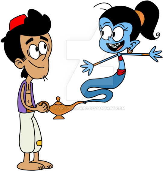 Aladdin By Artismymarc - Loud House Aladdin (1024x768)