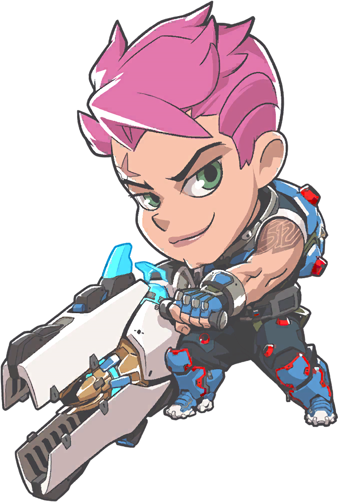 Zarya Cute - Overwatch Zarya Cute Spray (1024x1024)