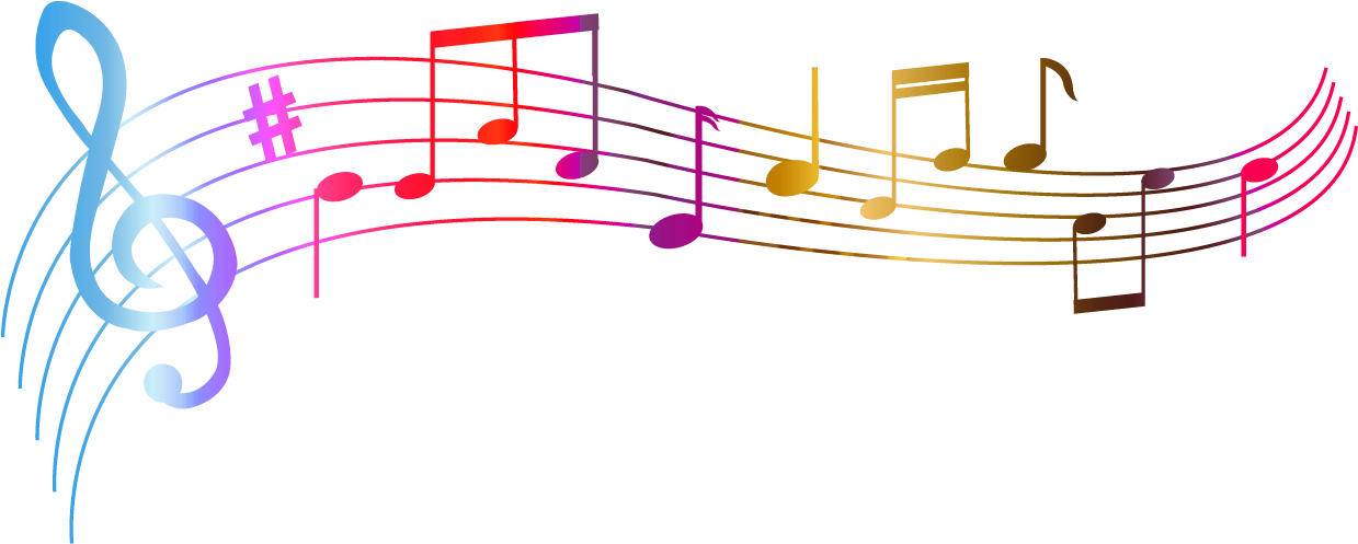 Musical Note Scalable Vector Graphics - Musical Notes Images Transparent (1380x570)