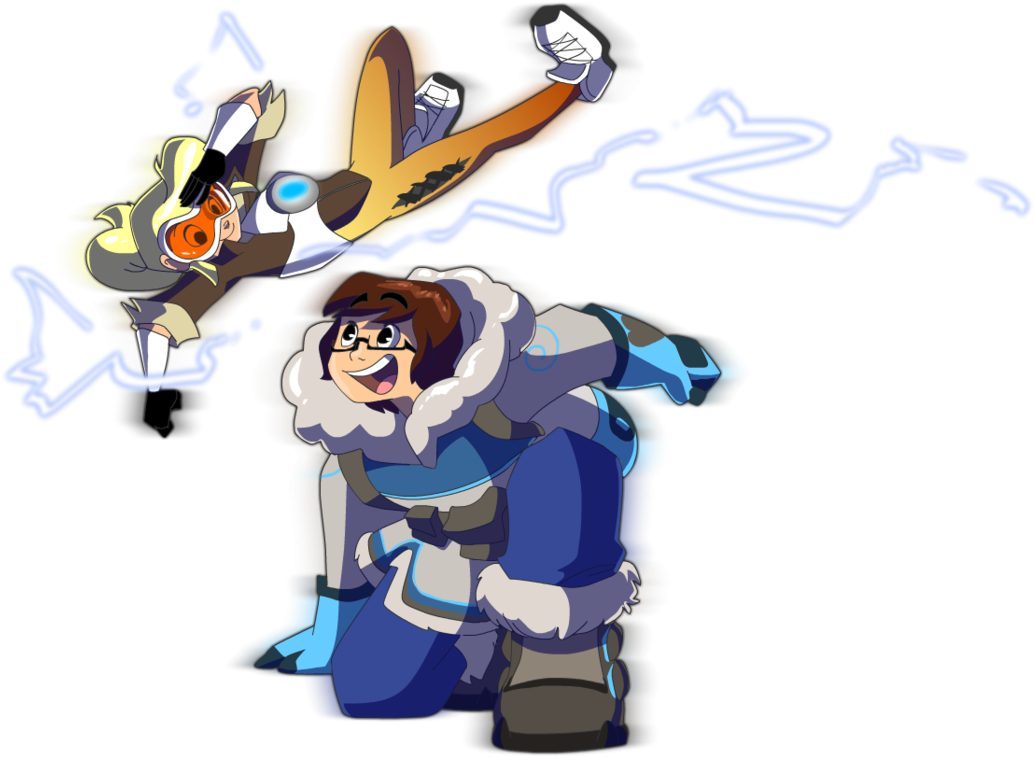 Overwatch Party By S0s2 - Cartoon (1052x759)