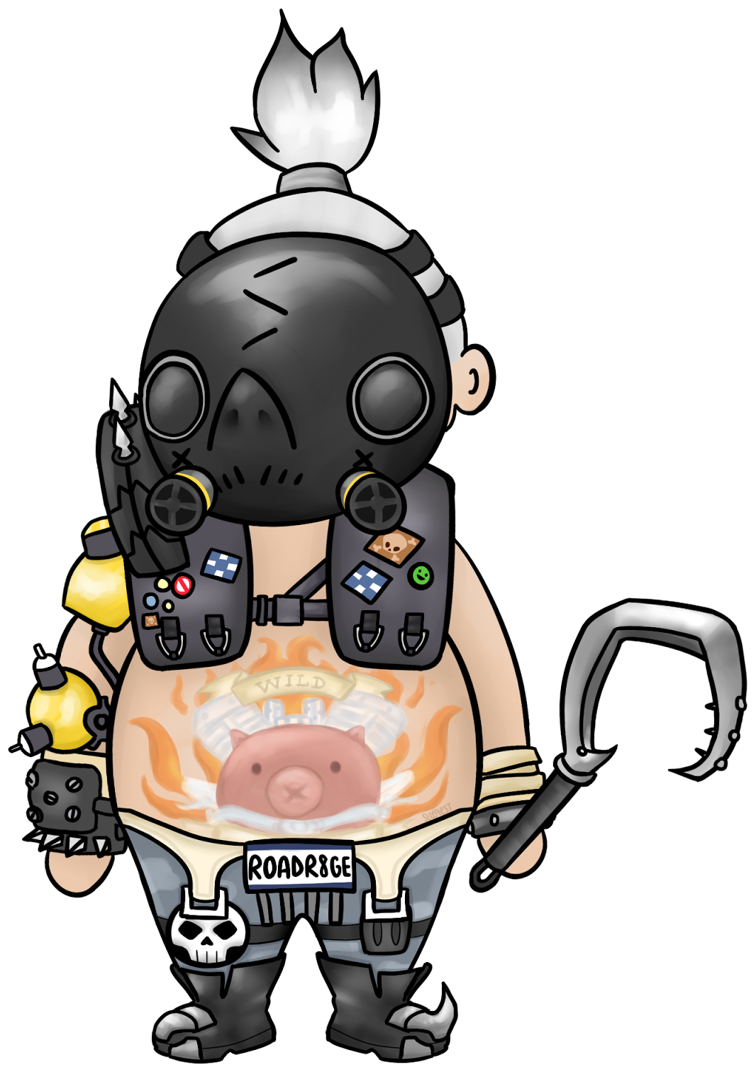 Roadhog Fanart (1141x1600)