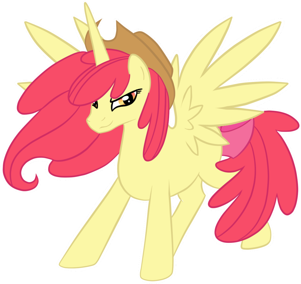 Alicorn, Alicornified, Apple Bloom, Applejack's Hat, - Mlp Applebloom Alicorn (1280x960)